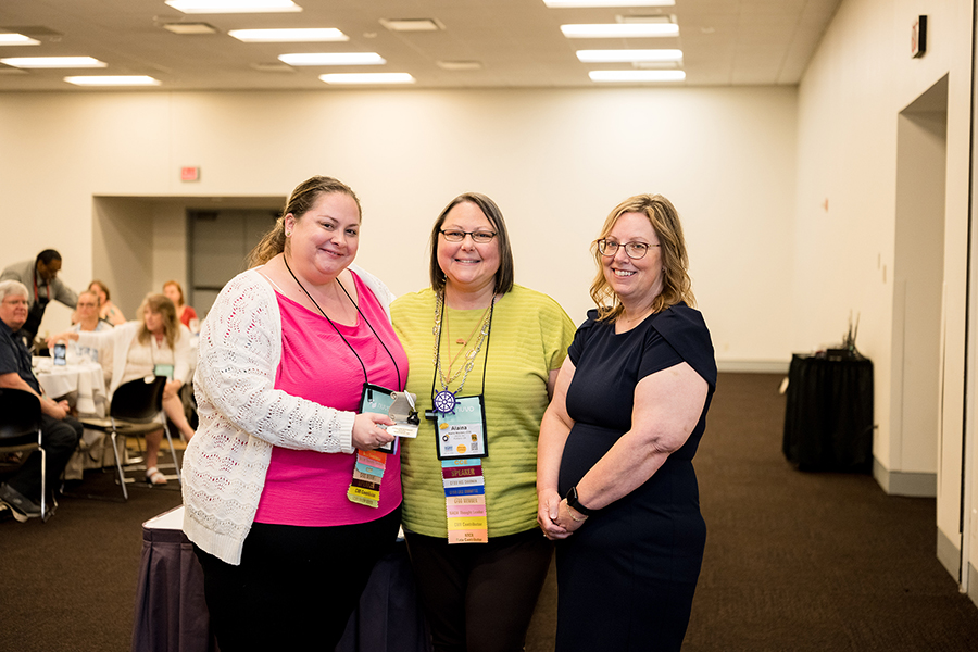 160-Quill-Award-Tricia-Crisman-with-Alaina-and-Natalie-June-11-132 - Z8A 8146 web