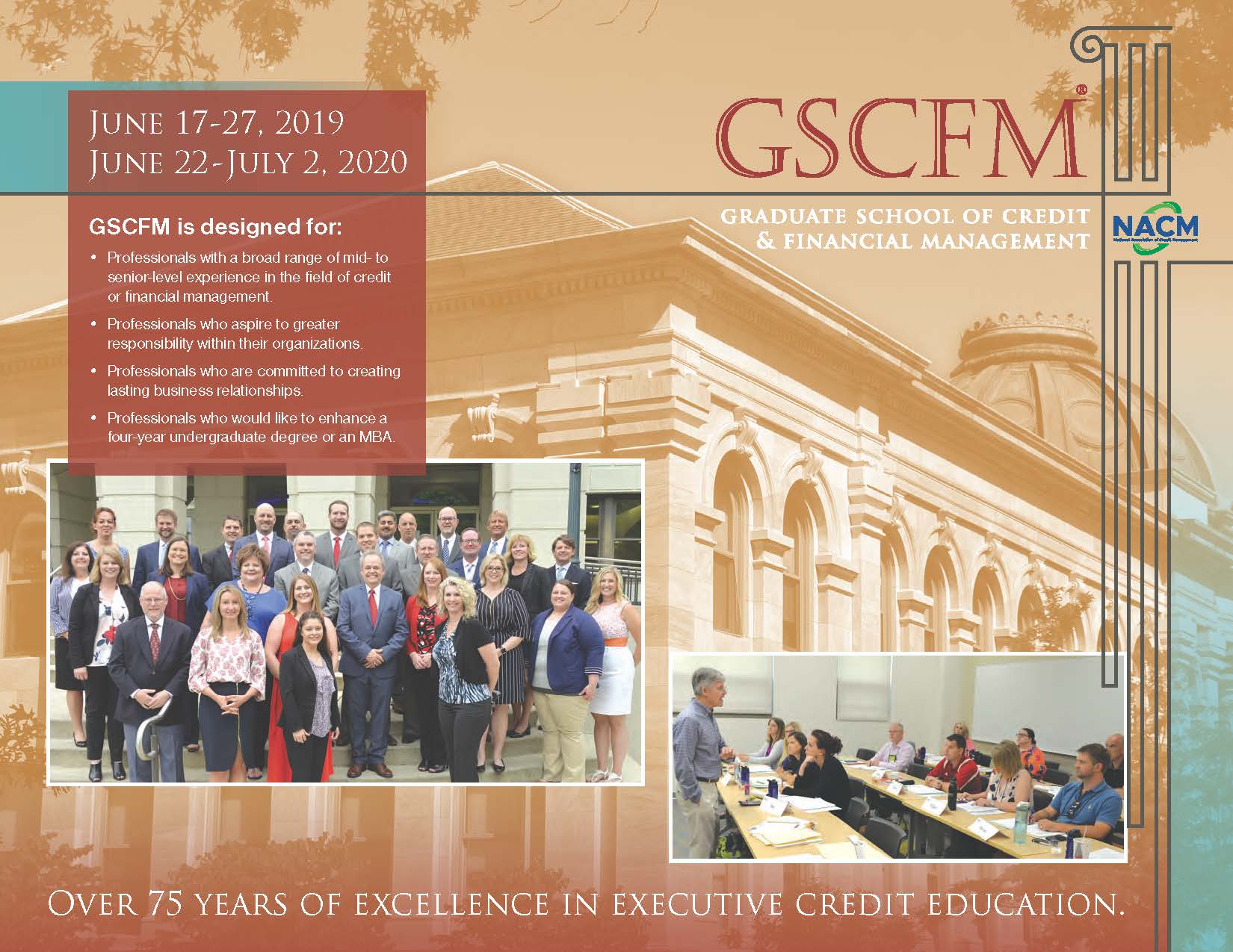 GSCFM and GSCFMI Programs GSCFM Brochure 2018 GSCFM and GSCFMI Programs GSCFM Brochure 2018